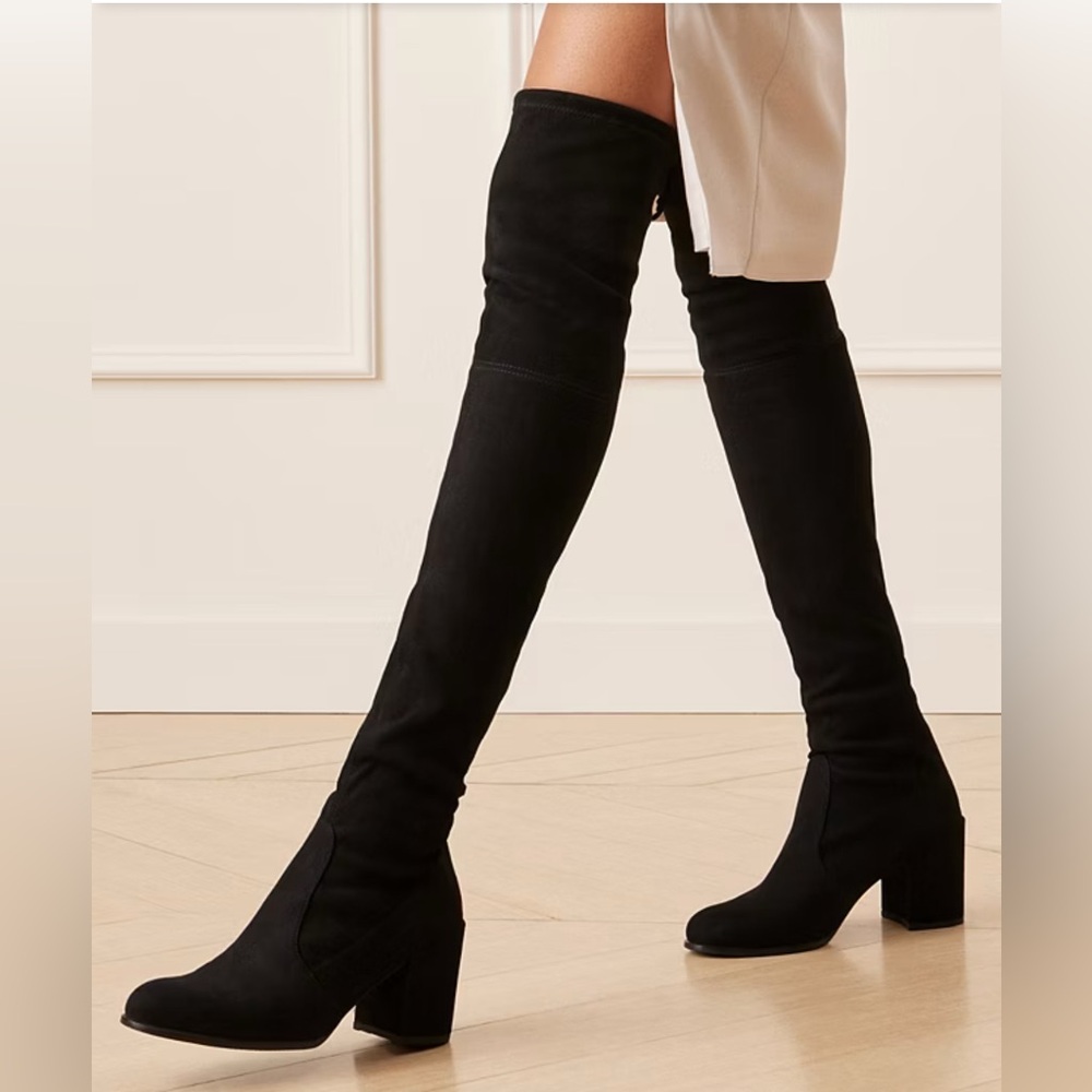 Stuart Weitzman Black Over-the-Knee Boots